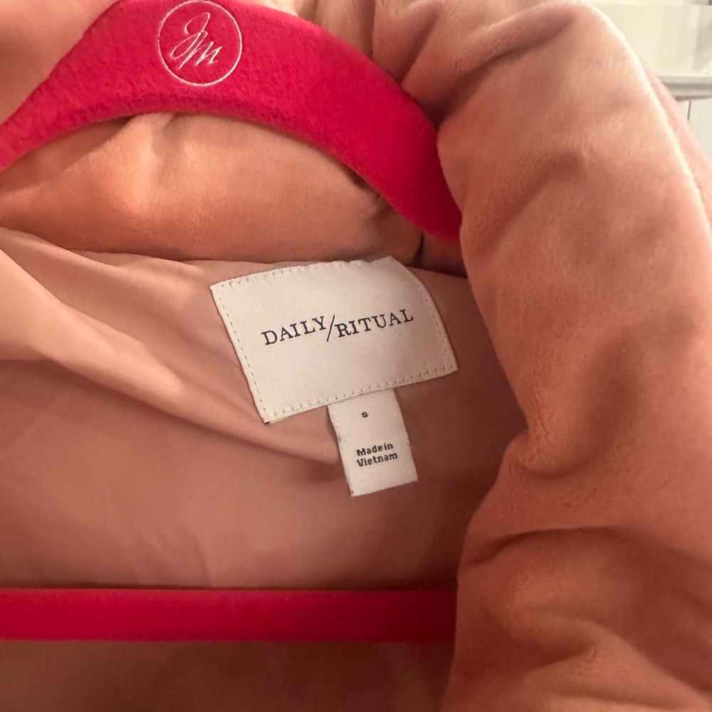 Daily Ritual Blush Pink Jacket - Picture 2 of 5